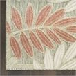 Nourison Home Aloha 3' x 4' Fabric Sage Rose Area Rug