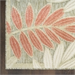 Nourison Home Aloha 5' x 8' Fabric Sage Rose Area Rug