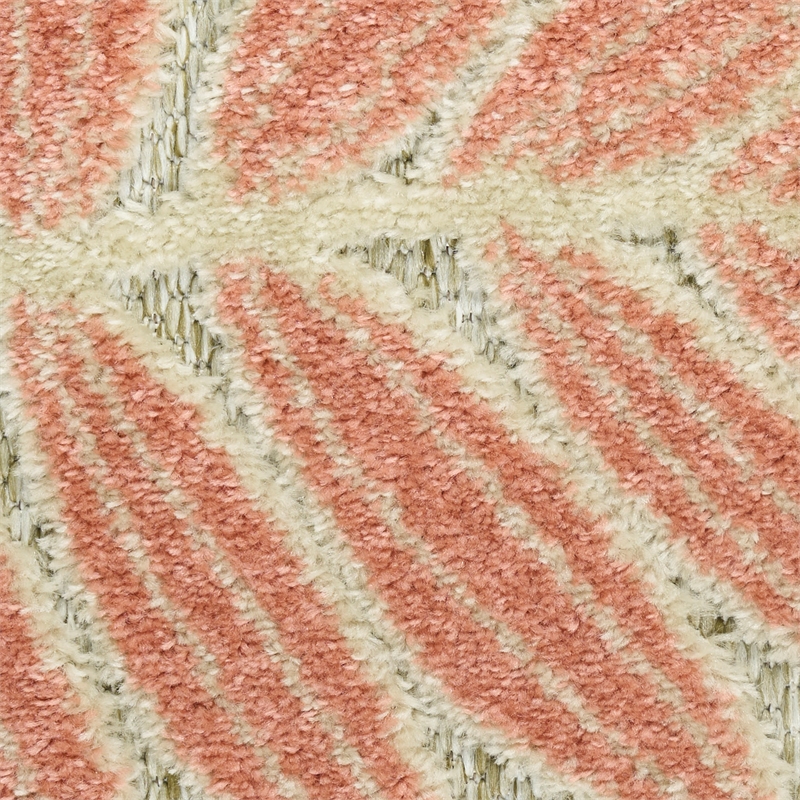 Nourison Home Aloha 5' x 8' Fabric Sage Rose Area Rug