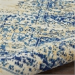 Nourison Home Grafix 9' x 12' Fabric White Area Rug