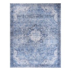 Nourison Home Nourison Washables 8' x 10' Polyester Blue Area Rug