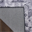 Nourison Home Nourison Washables 6' x 9' Polyester Charcoal Grey Area Rug