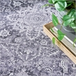 Nourison Home Nourison Washables 8' x 10' Polyester Charcoal Grey Area Rug