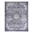 Nourison Home Nourison Washables 8' x 10' Polyester Charcoal Grey Area Rug