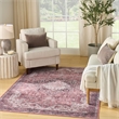 Nourison Home Nourison Washables 6' x 9' PolyesterRed Area Rug
