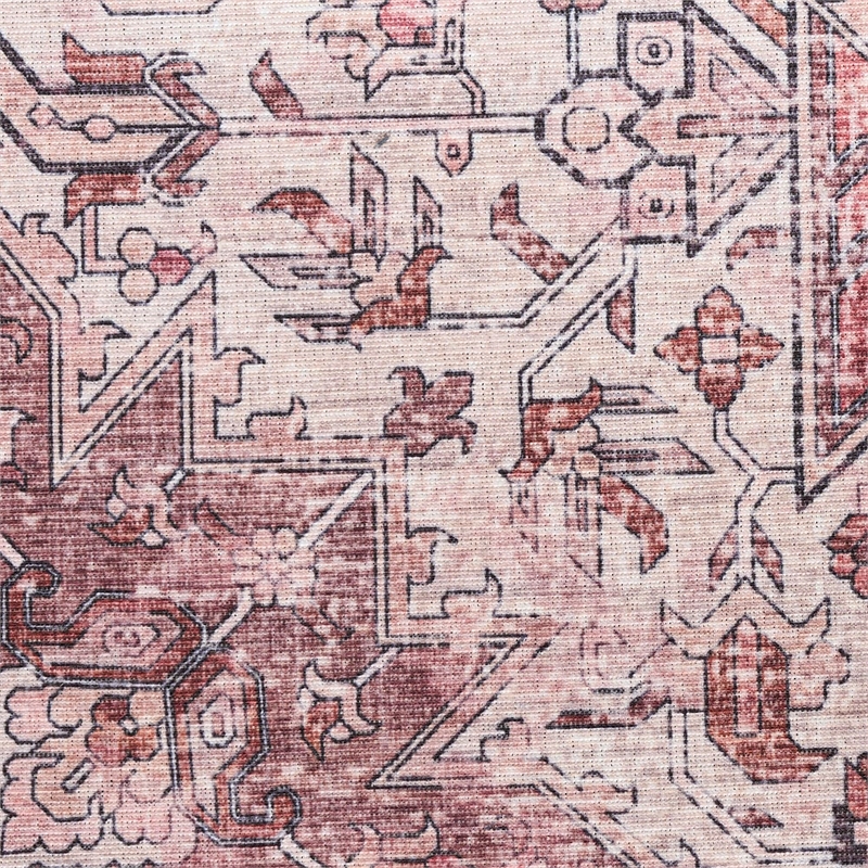Nourison Home Nourison Washables 6' x 9' PolyesterRed Area Rug