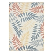 Nourison Home Aloha 8' x 11' Fabric Ivory Blue Area Rug