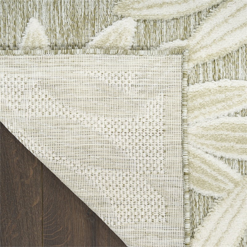 Nourison Home Aloha 8' x 11' Fabric Ivory Sage Area Rug
