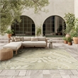 Nourison Home Aloha 8' x 11' Fabric Ivory Sage Area Rug