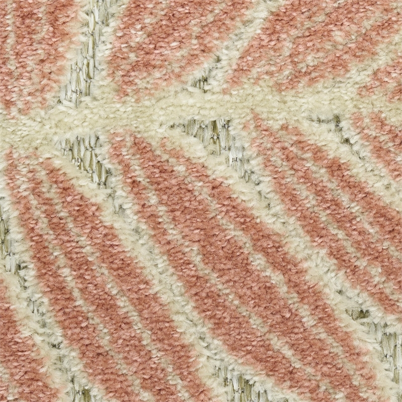 Nourison Home Aloha 8' x 11' Fabric Sage Rose Area Rug