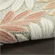 Nourison Home Aloha 8' x 11' Fabric Sage Rose Area Rug