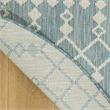 Nourison Home Positano 6' x Round Fabric Aqua Area Rug