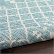 Nourison Home Positano 6' x Round Fabric Aqua Area Rug