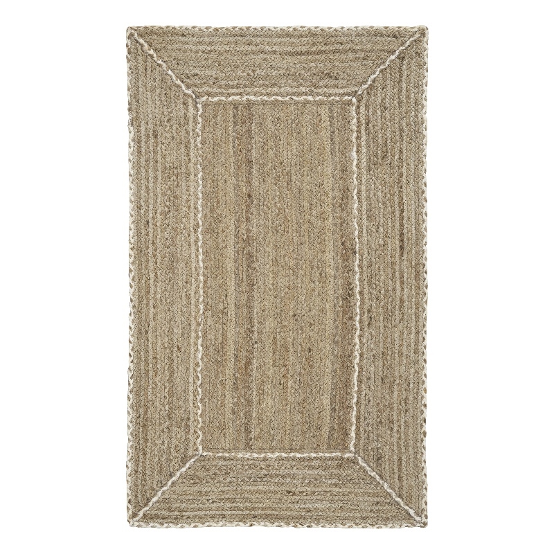 Nourison Home Terrazzo Jute 3' x 5' Natural Grey Area Rug