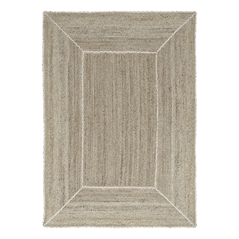 Nourison Home Terrazzo Jute 6' x 9' Natural Grey Area Rug