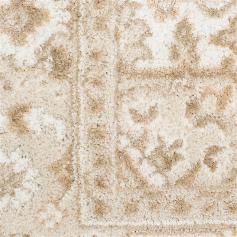 Nourison Home Dekor 4' x 6' Polyester Ivory Taupe Area Rug