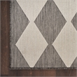 Nourison Home Positano 9' x 12' Fabric Charcoal Area Rug