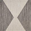 Nourison Home Positano 9' x 12' Fabric Charcoal Area Rug