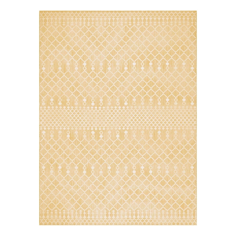 Nourison Home Positano 10' x 14' FabricYellow Area Rug