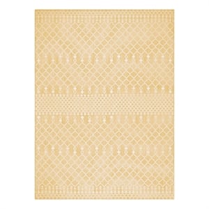 Nourison Home Positano 10' x 14' FabricYellow Area Rug