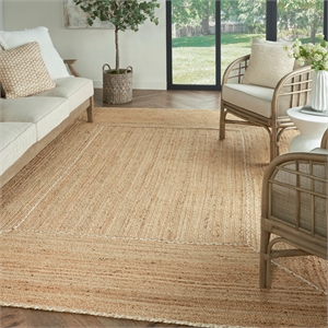 Nourison Home Terrazzo Jute 8' x 10' Natural  Area Rug
