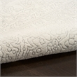 Nourison Home Grace 5' x 7' PolyesterIvory Light Grey Area Rug