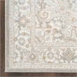 Nourison Home Dekor 5' x 7' Polyester Light Grey Area Rug