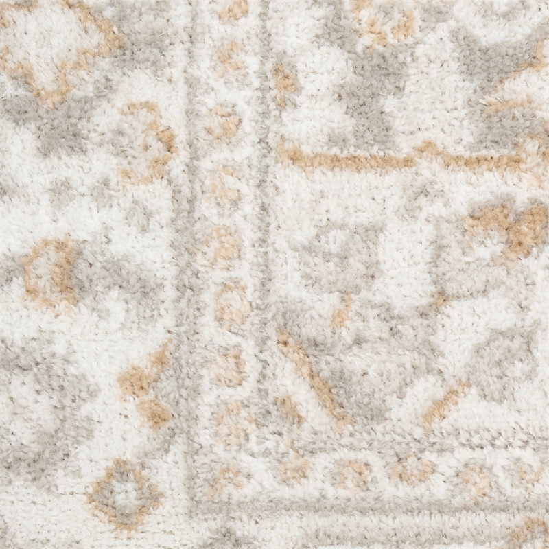 Nourison Home Dekor 5' x 7' Polyester Light Grey Area Rug