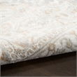 Nourison Home Dekor 5' x 7' Polyester Light Grey Area Rug