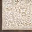 Nourison Home Dekor 4' x 6' Polyester Taupe Ivory Area Rug