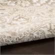 Nourison Home Dekor 4' x 6' Polyester Taupe Ivory Area Rug