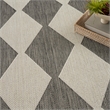 Nourison Home Positano 7' x 10' Fabric Charcoal Area Rug