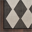 Nourison Home Positano 6' x 9' Fabric Black Area Rug