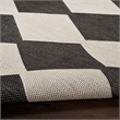 Nourison Home Positano 6' x 9' Fabric Black Area Rug