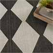 Nourison Home Positano 6' x 9' Fabric Black Area Rug