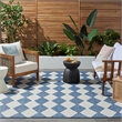 Nourison Home Positano 7' x 10' Fabric Navy Blue Area Rug