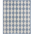 Nourison Home Positano 7' x 10' Fabric Navy Blue Area Rug