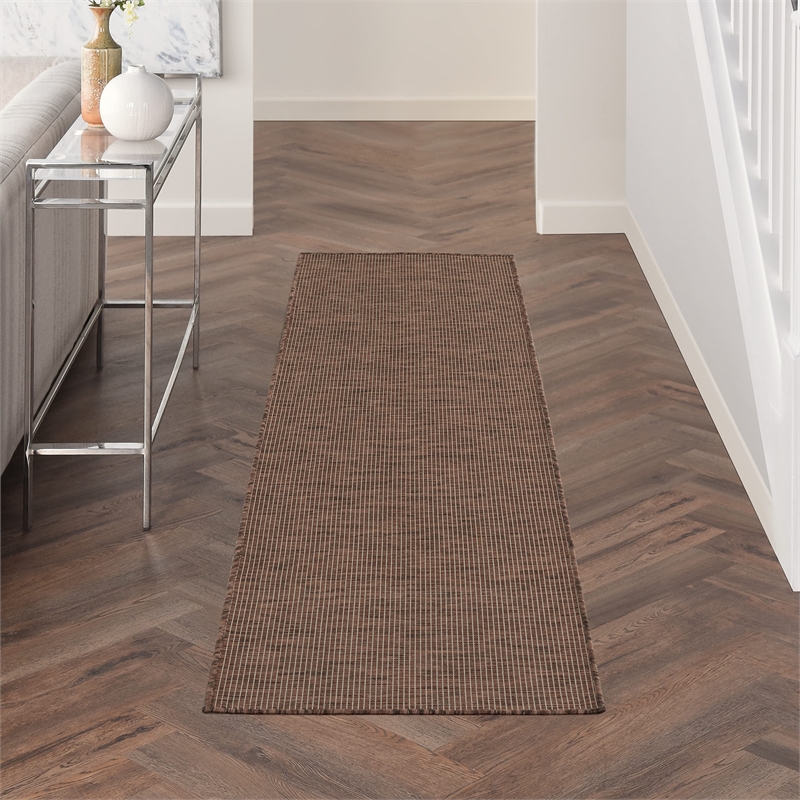 Nourison Home Positano 6' Runner Fabric Natural Area Rug