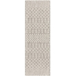 Nourison Home Positano 6' Runner Fabric Light Grey Area Rug