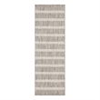 Nourison Home Positano 6' Runner Fabric Grey Ivory Area Rug