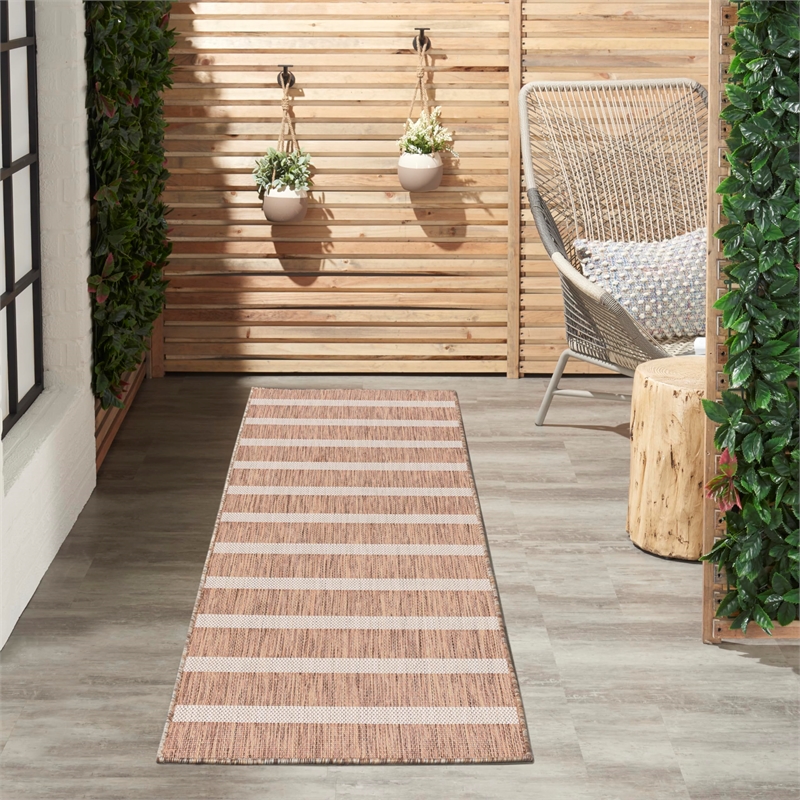 Nourison Home Positano 6' Runner Jute Ivory Area Rug