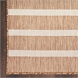 Nourison Home Positano 6' Runner Jute Ivory Area Rug