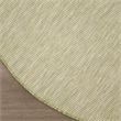 Nourison Home Positano 6' x Round Fabric Green Area Rug