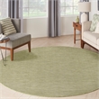 Nourison Home Positano 6' x Round Fabric Green Area Rug