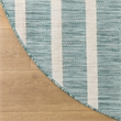 Nourison Home Positano 6' x Round Fabric Aqua Ivory Area Rug