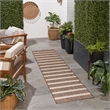 Nourison Home Positano 8' Runner Fabric Natural Ivory Area Rug