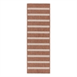 Nourison Home Positano 8' Runner Fabric Terracotta Ivory Area Rug
