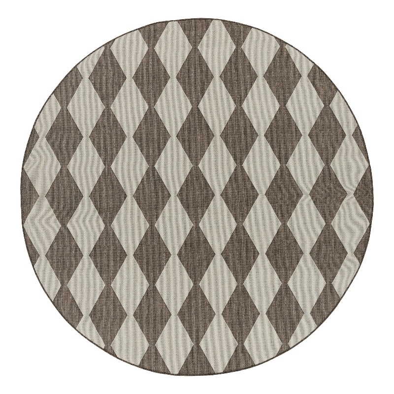 Nourison Home Positano 8' x Round Fabric Natural Area Rug
