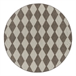 Nourison Home Positano 8' x Round Fabric Natural Area Rug