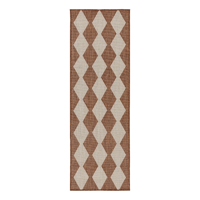 Nourison Home Positano 8' Runner Fabric Terracotta Area Rug